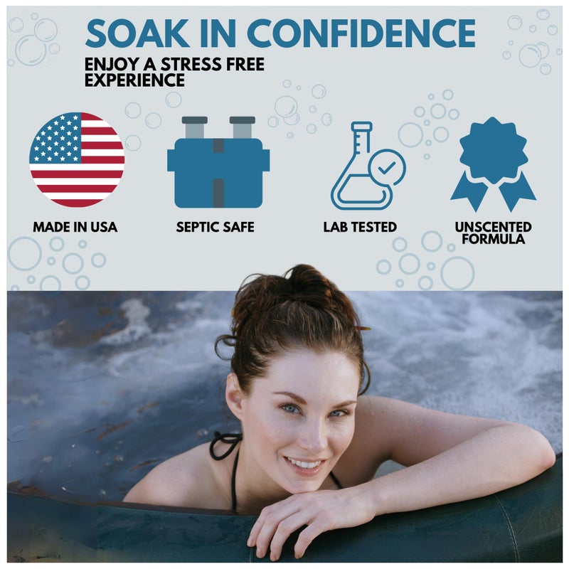 Ahh-Some AhhSome Jetted Tub & Hot Tub Cleaner, Powerful Spa Bath Cleaning Solution for Jacuzzis & Whirlpools,16 oz (8 Treatments), Professional Grade Septic Safe Solution for Hot Tubs, Made in USA - Image 5