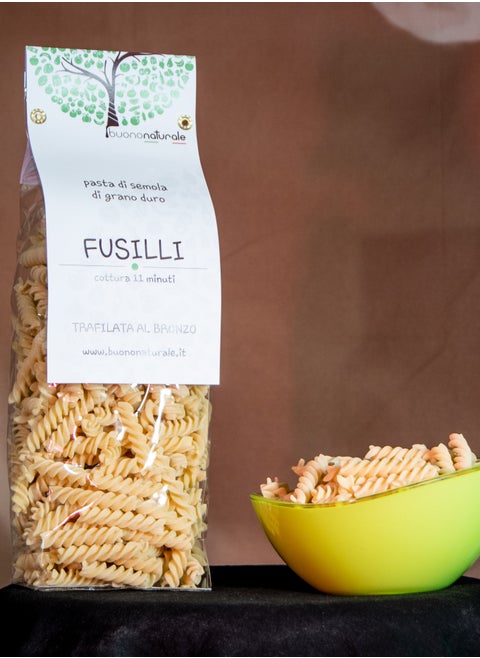 BUONONATURALE Fusilli Pasta 500g | Authentic Italian Durum Wheat Pasta