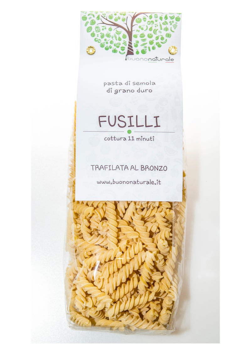 BUONONATURALE Fusilli Pasta 500g | Authentic Italian Durum Wheat Pasta