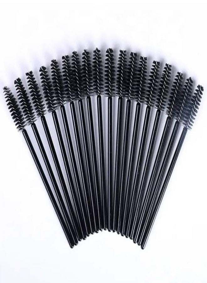 Aternal 50Pcs Disposable Eyelash Brushes, Mascara Wands, Eye Lash Brush, Spoolies for Eyelash Extensions, Spoolie Eyebrow Eyeshadow Brow Makeup Supplies Kit Cleansing Glitter Applicator Tool - Image 2