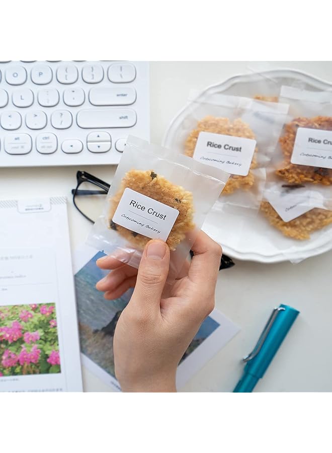 إيروريكس ورق ملصقات الطابعة الحرارية 800 قطعة 1.96 بوصة × 1.18 بوصة 50 × 30 مم ورق ملصقات الطابعة الحرارية متوافق مع معظم الطابعات الحرارية مقاوم للماء والزيت ومقاوم للخدش - Image 4