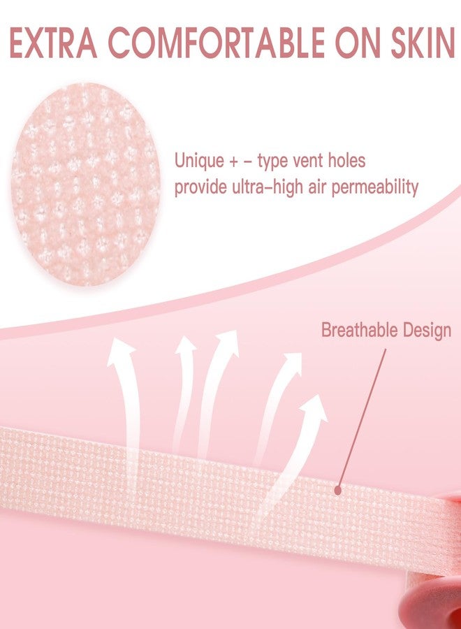 Miuffue Lash Tape for Eyelash Extensions, Sticky Silicone Adhesive Pain-Free Removal Eyelash Tape, Pink Sensitive Breathable Medical Micro-Porous Lash Tech Supplies, 0.5 in x 4 Yds, 2 Roll - Image 5