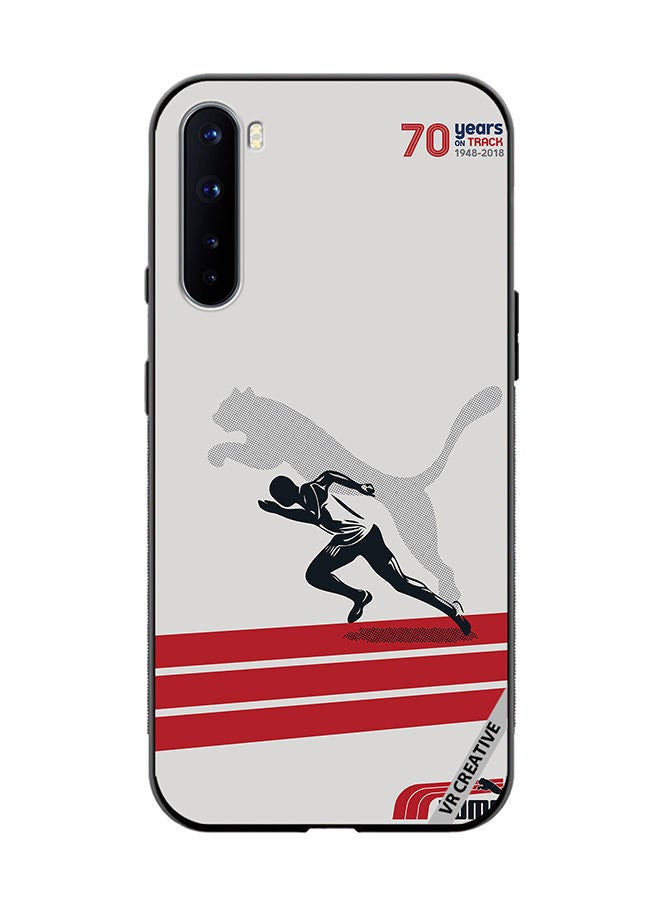 VR CREATIVE Protective Case Cover For OnePlus Nord Puma Runner Design Multicolour - Image 1