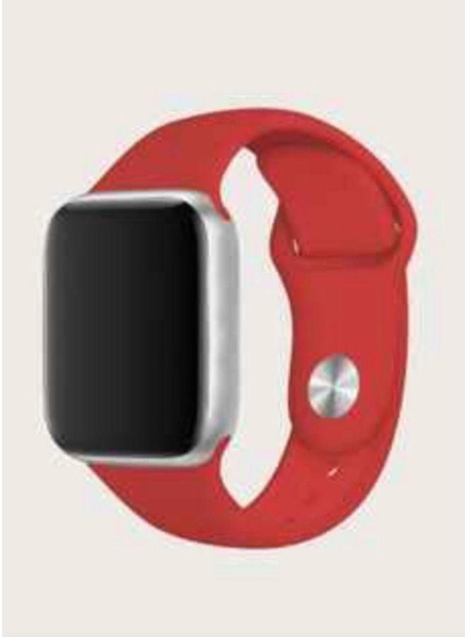 ACLIX Apple Watch Band Replacement Strap For Series 7/6/5/4/3/2/1/SE 42mm/44mm/45mm, Red
