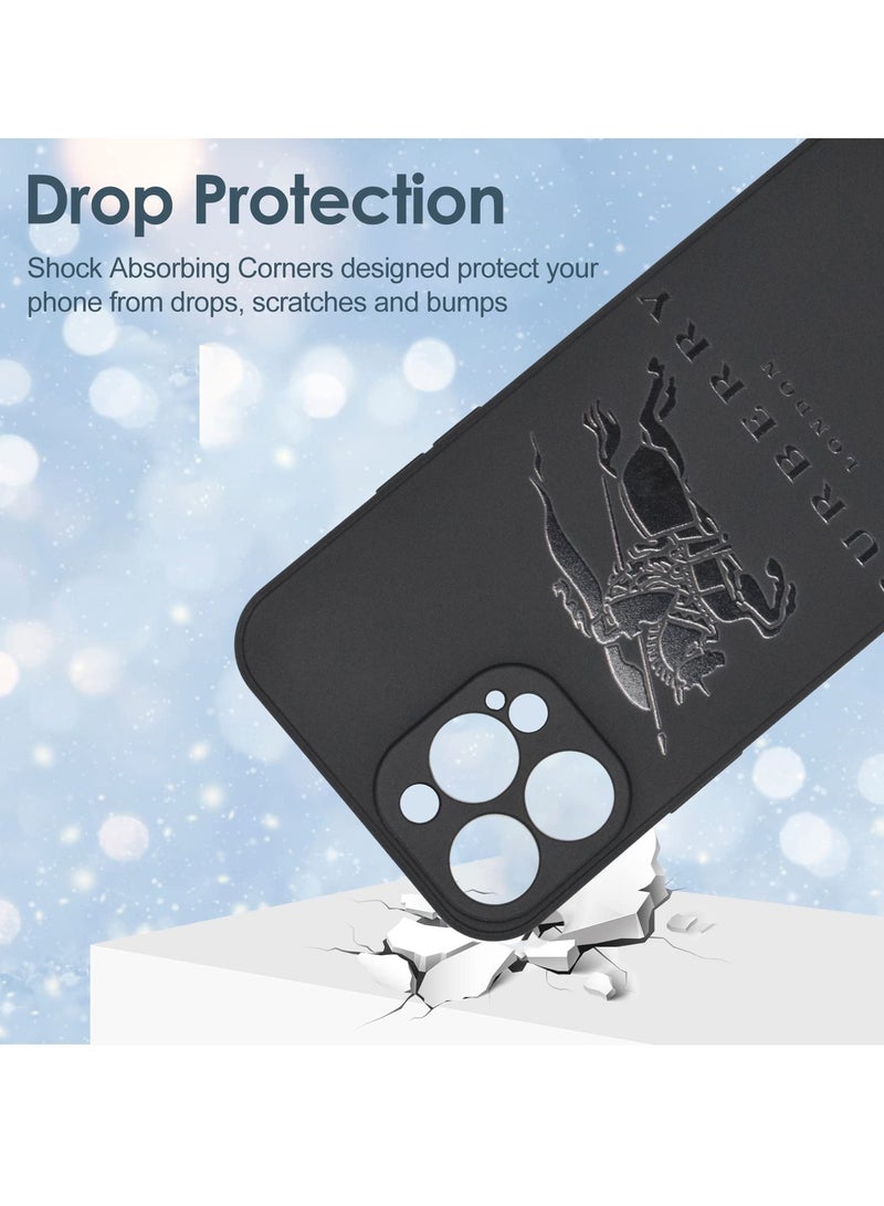Protective Case for iPhone 13 Pro 6.1 Inch Soft Silicone Cover with Inside Microfiber Lining - Image 2
