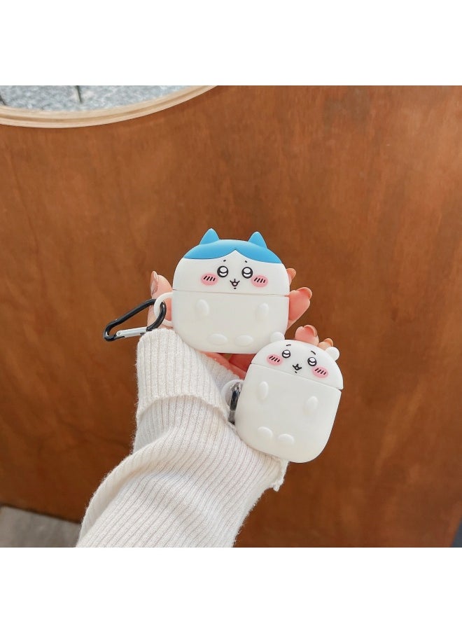 Generic - Lovable Jiyka Wow Airpods Pro For Apple Bluetooth Earphone Case 1/2/3/4 Generation Cartoon Protective Cover Applicable-Color:Usaki Hook-Applicable Model:AirPods 4(2024) - Image 1