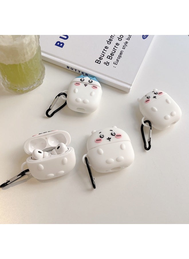 Generic - Lovable Jiyka Wow Airpods Pro For Apple Bluetooth Earphone Case 1/2/3/4 Generation Cartoon Protective Cover Applicable-Color:Usaki Hook-Applicable Model:AirPods 4(2024) - Image 1