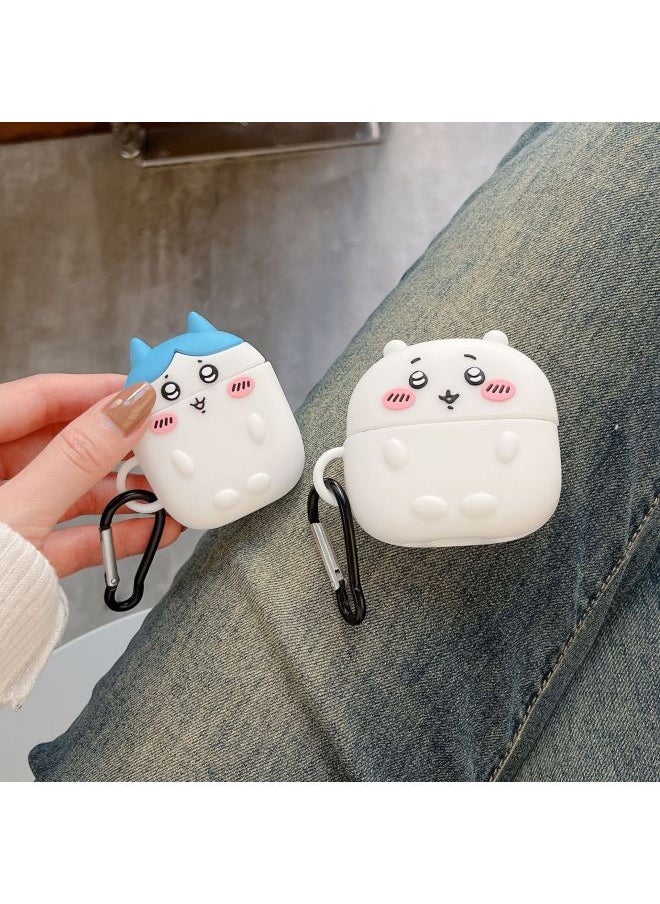 Generic - Lovable Jiyka Wow Airpods Pro For Apple Bluetooth Earphone Case 1/2/3/4 Generation Cartoon Protective Cover Applicable-Color:Usaki Hook-Applicable Model:AirPods 4(2024) - Image 1