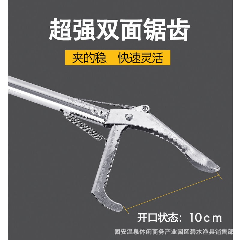 Stainless Steel Eel Clip Loach Pliers Clip Garbage Clip Anti-Snake Drive Sea Tool Extended Eel Tongs - Image 4