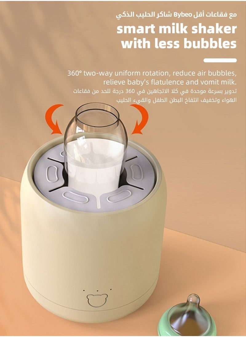 MIXDE Baby Formula Dispenser u0026 Mixer, Electric Automatic Infant Milk Bottle Shaker, Baby Milk Powder Mixer with 3 Modes, Universal Milk Blender, USB Charging, Low Noise, with Four-Layer Formula Contai  - Image 5
