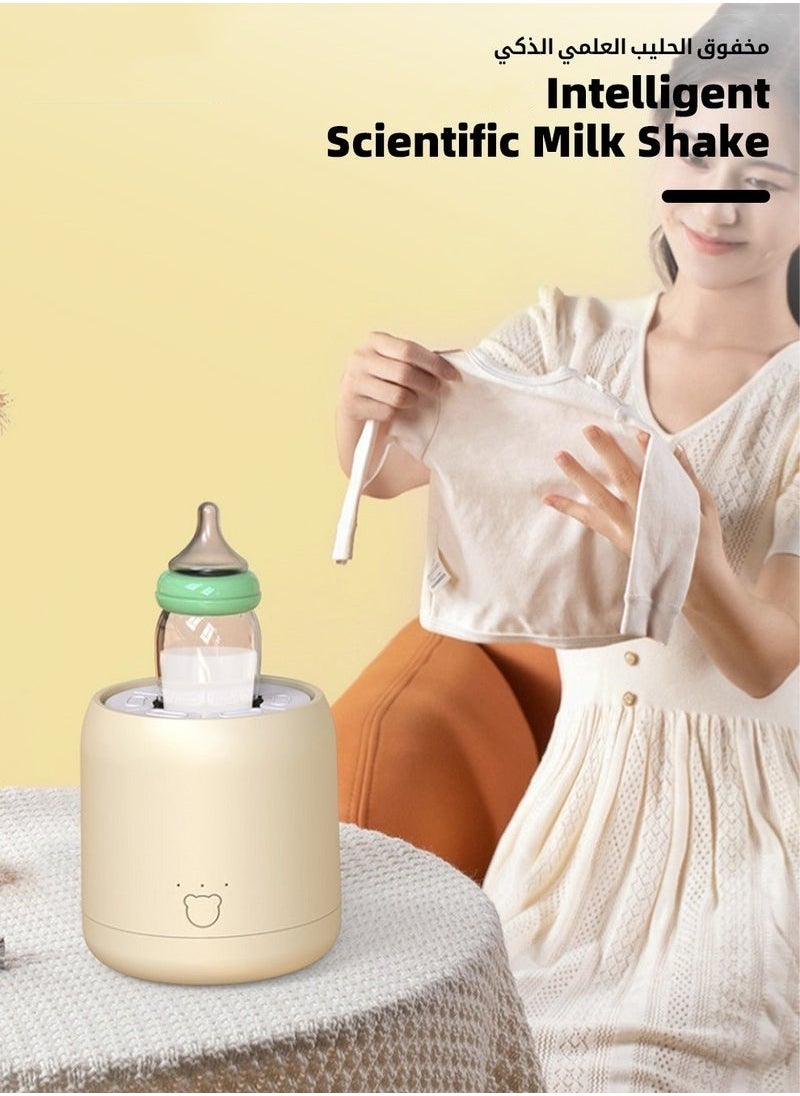 MIXDE Baby Formula Dispenser u0026 Mixer, Electric Automatic Infant Milk Bottle Shaker, Baby Milk Powder Mixer with 3 Modes, Universal Milk Blender, USB Charging, Low Noise, with Four-Layer Formula Contai  - Image 2