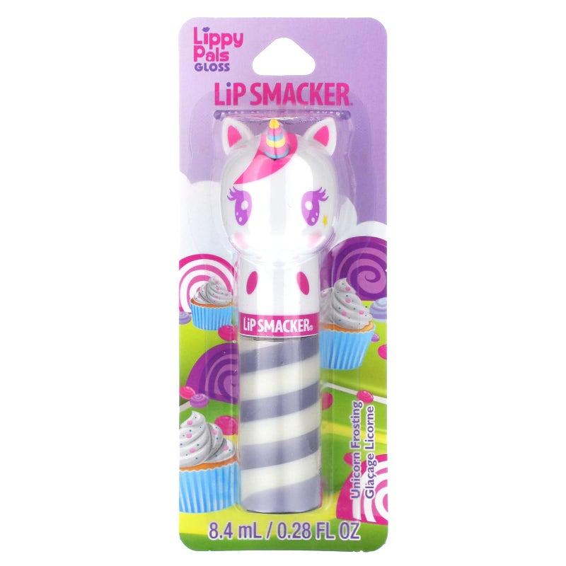 Lip Smacker Lippy Pals Swirls Unicorn, Flavored Moisturizing & Smoothing Soft Shine Lip Balm, Hydrating & Protecting Fun Tasty Glossy Finish, Cruelty-Free & Vegan - Unicorn Frosting - Image 2