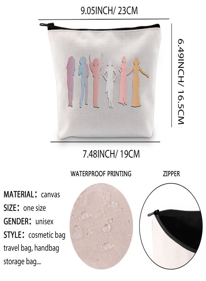 XYANFA Music Fans Makeup Bag Music Lover And I Will Love You Always Love You Gifts For Wife Anniversary Zipper Pouch - Image 3
