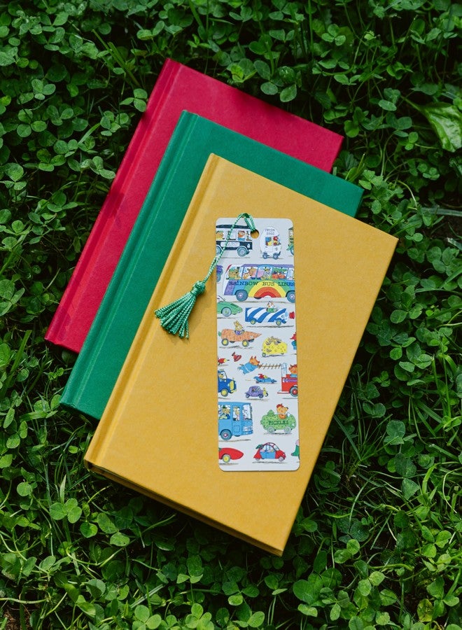 Out of Print Cars and Trucks and Things That Go by Richard Scarry Bookmark with Tassel - Gifts for Book Lovers - Image 3