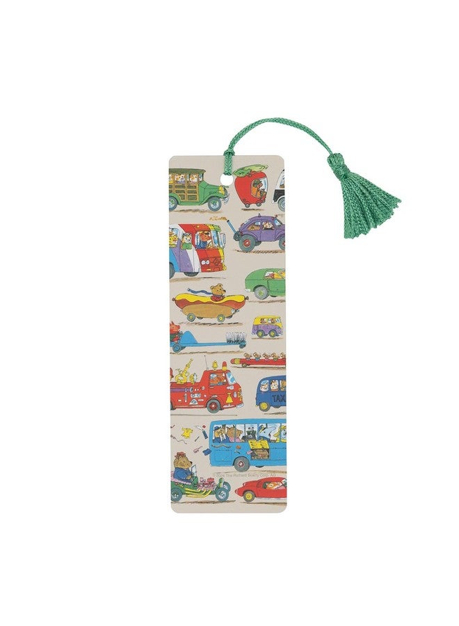 Out of Print Cars and Trucks and Things That Go by Richard Scarry Bookmark with Tassel - Gifts for Book Lovers - Image 2