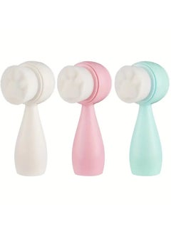 Cat Paw Face Brush for Facial Cleansing Exfoliating Double Side Silicone Fcae Wash Scrub Brush With Soft Bristles for Massaging Skin Care Makeup Removal - Pink - pzsku/ZAE5CD307FAFA794CC50FZ/45/_/1701083848/3844debf-97fe-4d0c-912e-4d4080a701bb