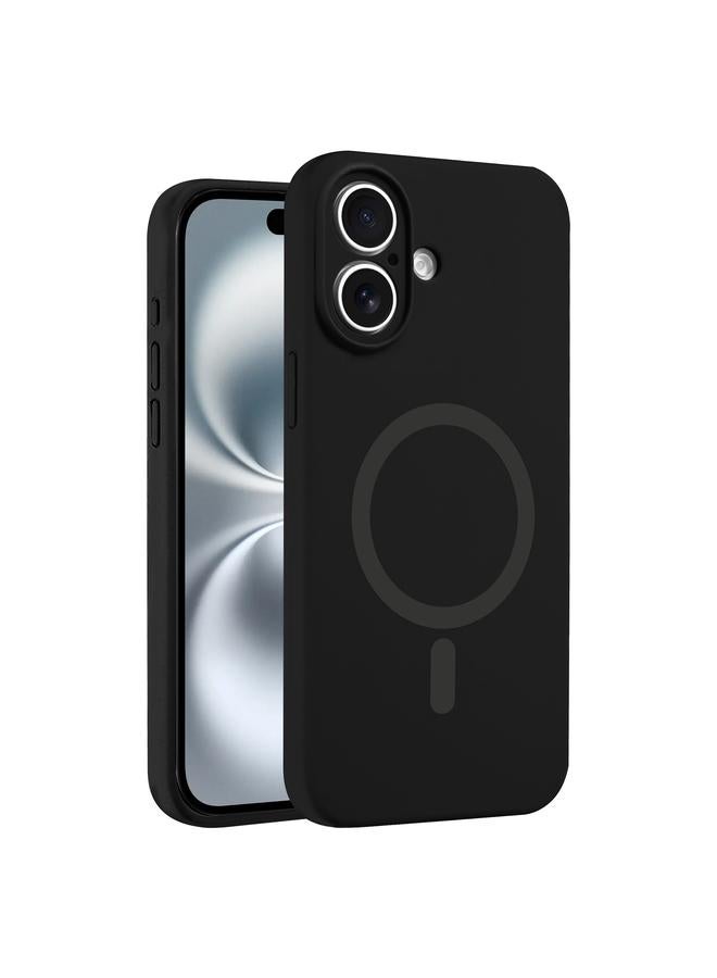 اس-توب جراب لهاتف iPhone 16 بفتحة دقيقة بلون نقي من السيليكون السائل MagSafe - Image 1