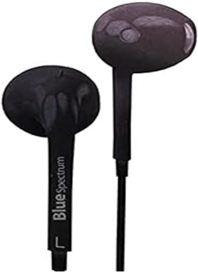 Blue Spectrum - Blue Spectrum Universal Earphone D-42-Black, Wired - Image 1