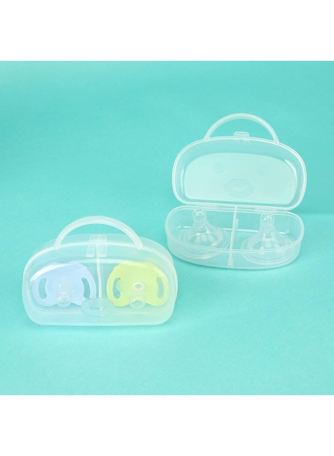 أكمور Accmor 2pcs Pacifier Case with Handle, Pacifier Container - Image 4