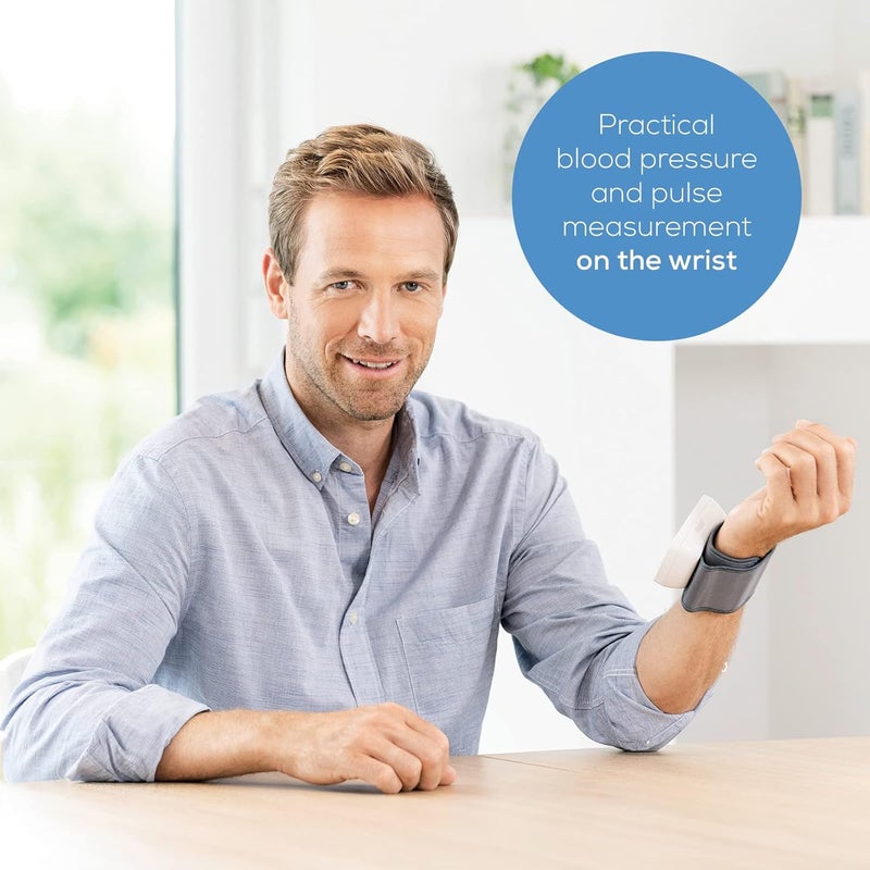 Beurer BC21 Wrist Blood Pressure Monitor with Voice output Arrhythmia Detection Fully automatic blood pressure pulse measurement Colourcoded WHO risk indicator Certified medical device - Image 2