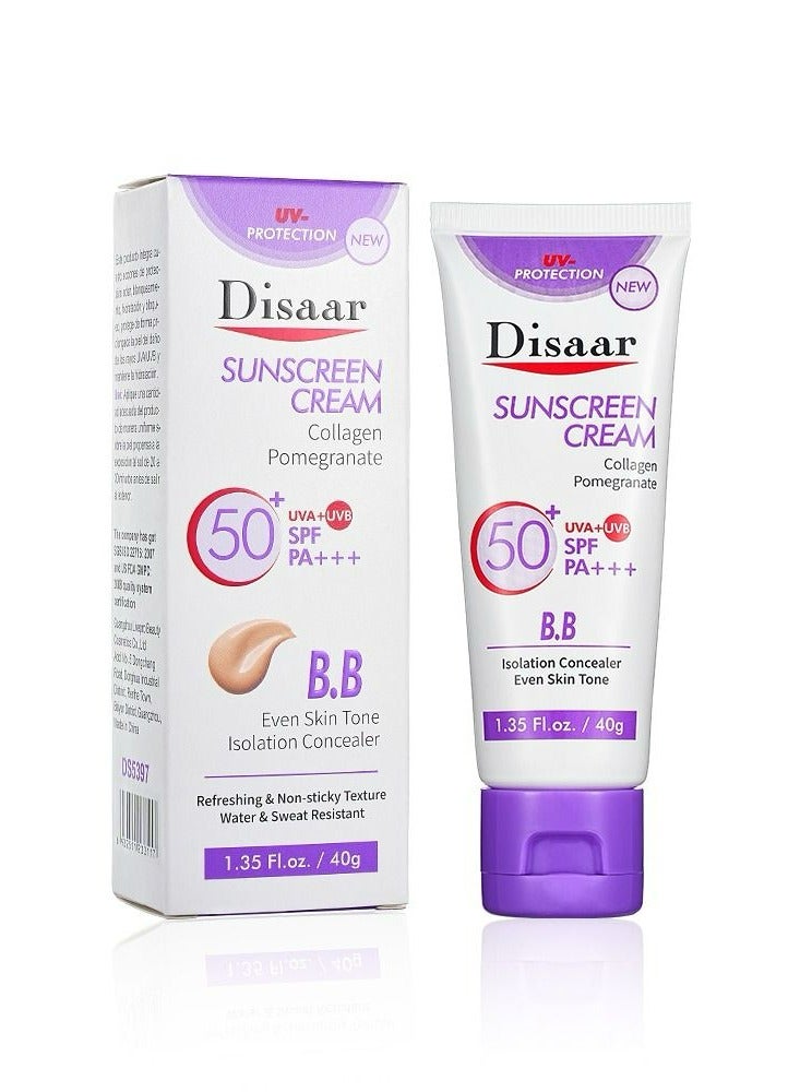 ديسار كريم واقي من الشمس كولاجين الرمان SPF 50 PA+++ 40 جم