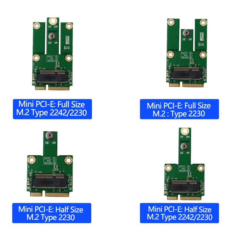 SUPERPLUS M.2 (NGFF Key E) to MPCIe (PCIe+USB) Adapter pcie Card m.2 pcie Adapter - Image 3