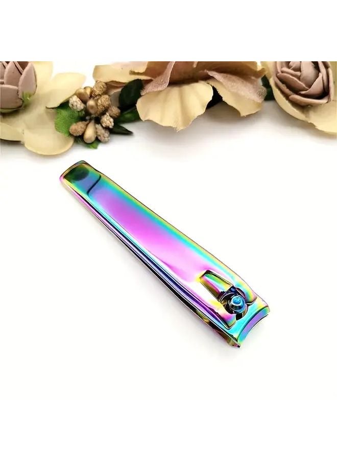 Colorful Rose Gold Nail Clippers Sharp Thick Nail Toenail Scissors Ergonomic Design Durable Metal - Image 1