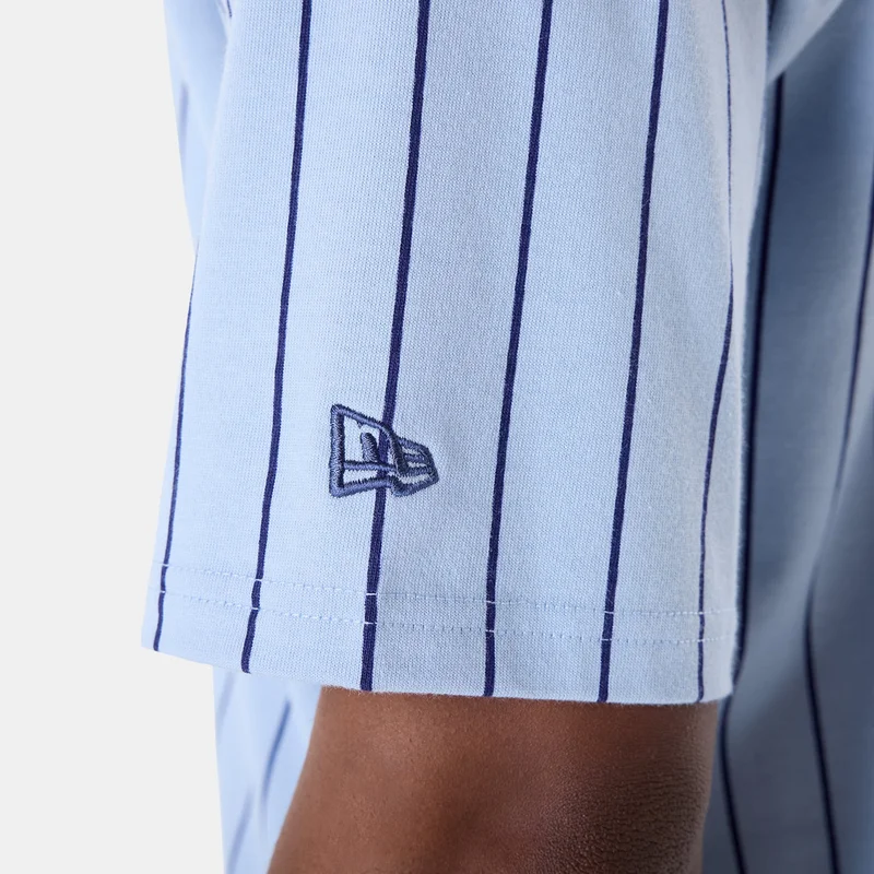 NEW ERA Blue Men's Pinstripe T-Shirt for Men | Best Price UAE