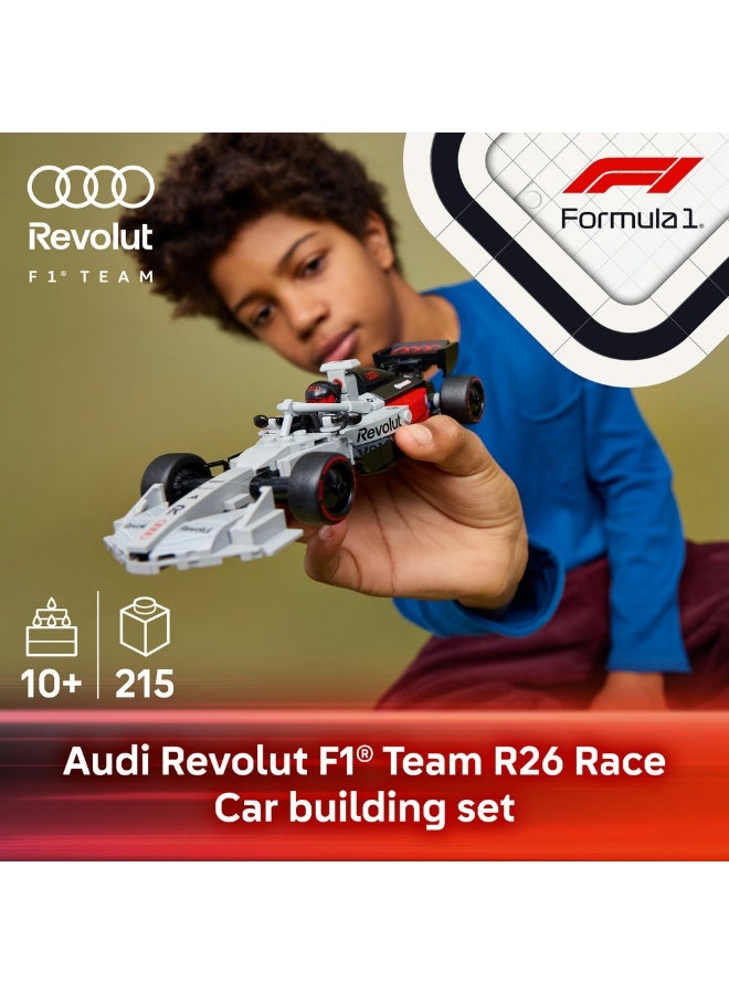 ليغو سبيد تشامبيونز سيارة السباق Audi Revolut F1 Team R26، مجموعة بناء للأطفال بعمر ١٠ سنوات وأكثر (٢١٦ قطعة) 77259 - Image 3