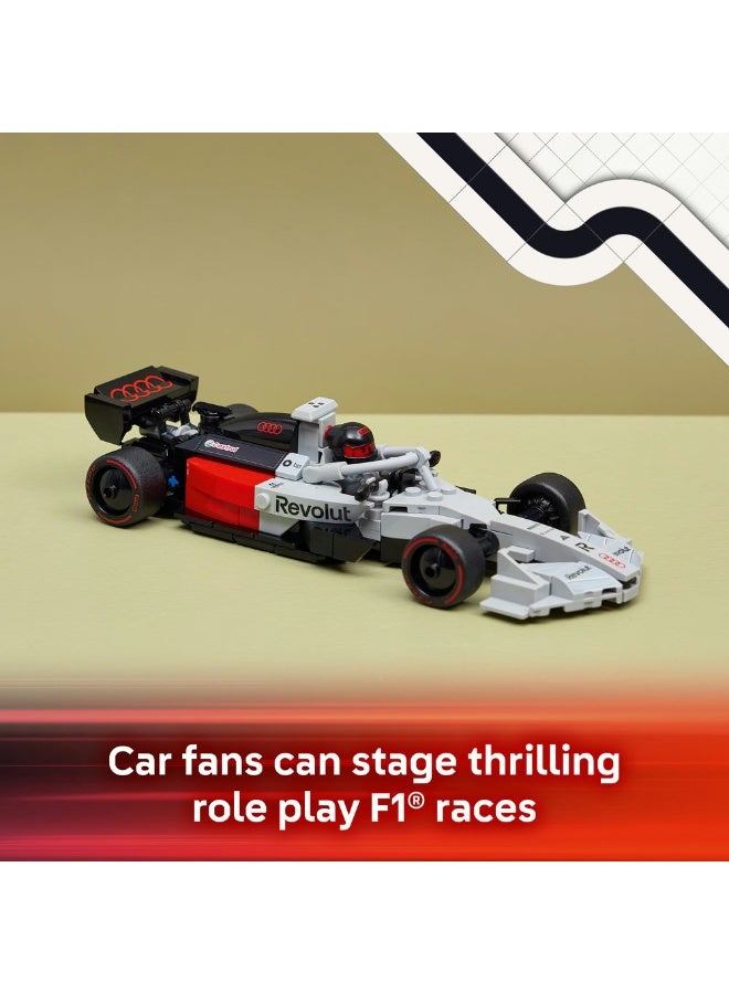 ليغو سبيد تشامبيونز سيارة السباق Audi Revolut F1 Team R26، مجموعة بناء للأطفال بعمر ١٠ سنوات وأكثر (٢١٦ قطعة) 77259 - Image 4