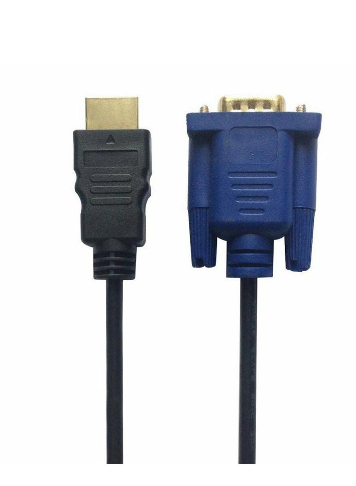 NTECH (HDMI to VGA Cable) 1080P HDMI Male to VGA Male M/M Video Converter Cord VGA Adapter Compatible W/ HDMI Desktop, Laptop, DVD to 15 Pin D-SUB VGA HDTV Monitor Projector -(1.8M) - Image 5