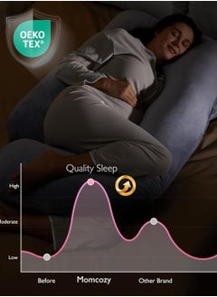 Pregnancy Pillows for Sleeping, U Shaped Full Body Maternity Pillow with Removable Cover - Support for Back, Legs, Belly, HIPS for Pregnant Women, 57 Inch Pregnancy Pillow for Women - pzsku/ZAE5D4AF55C30071B7ACCZ/45/_/1740472997/921fd5a9-a099-4b70-8ba2-4aedd1a51b17