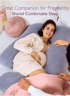 Pregnancy Pillows for Sleeping, U Shaped Full Body Maternity Pillow with Removable Cover - Support for Back, Legs, Belly, HIPS for Pregnant Women, 57 Inch Pregnancy Pillow for Women - pzsku/ZAE5D4AF55C30071B7ACCZ/45/_/1740473098/cd9d6203-2d2d-4392-b949-a42fa3fce85b