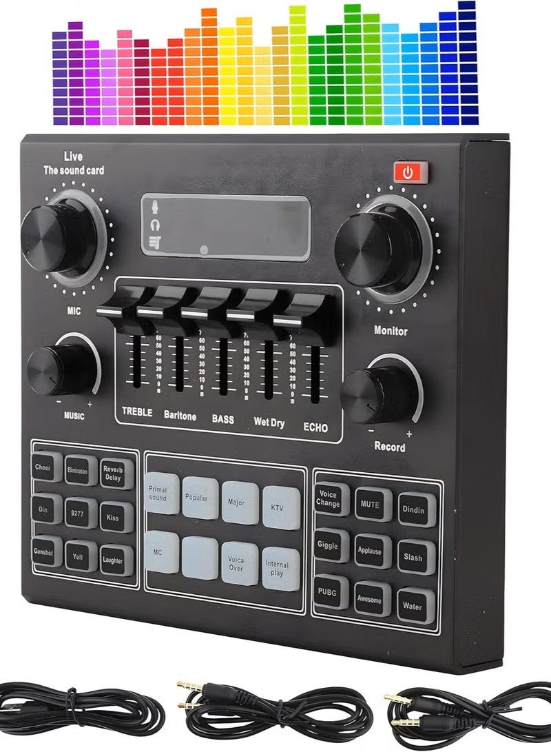 BlueFire Professional Mini Live Condenser Microphone V9 Bluetooth Sound Card Kit – Studio Streaming & Podcasting Bundle with Noise Reduction, 16 Sound Effects, Plug & Play for PC, PS5, Xbox & Mobile Devices | Gaming, Recording & Live Broadcast Audio Solution - Image 1