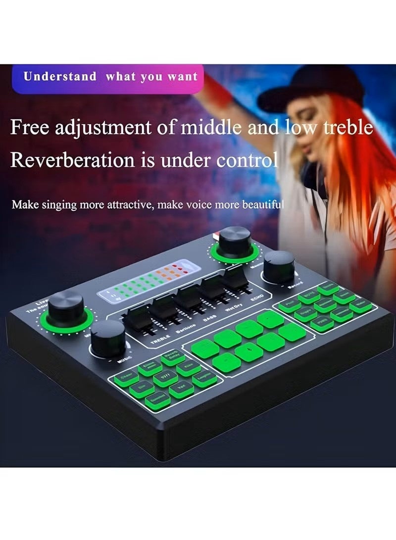 BlueFire Professional Mini Live Condenser Microphone V9 Bluetooth Sound Card Kit – Studio Streaming & Podcasting Bundle with Noise Reduction, 16 Sound Effects, Plug & Play for PC, PS5, Xbox & Mobile Devices | Gaming, Recording & Live Broadcast Audio Solution - Image 2