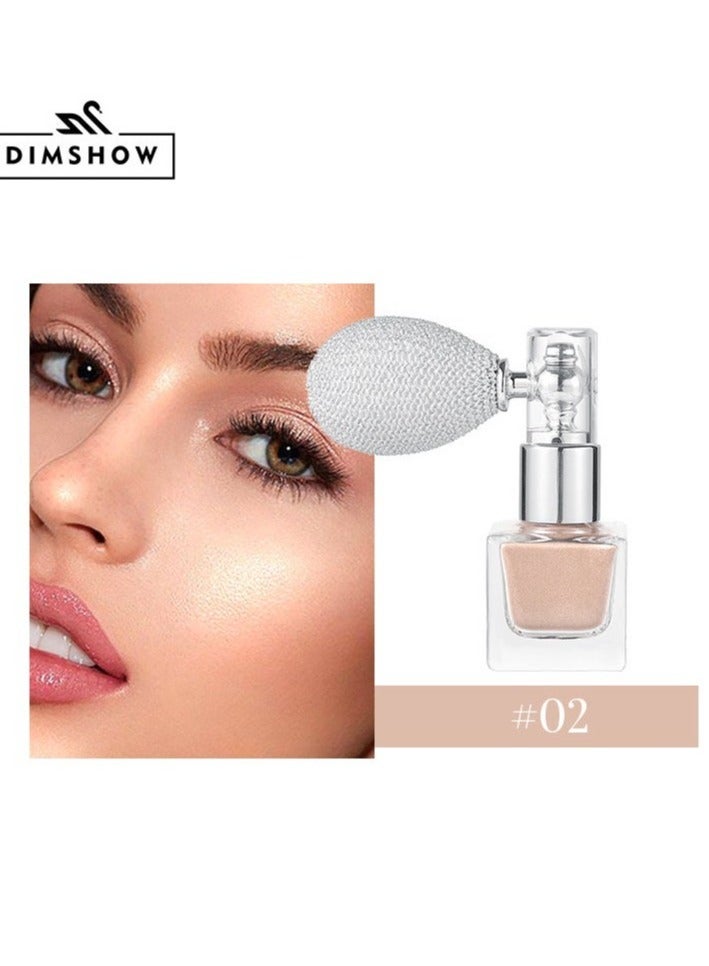 DIMSHOW Vibrant Holographic Body Glitter Spray - Long-Lasting, Water-Resistant, Multi-Use Makeup for Hair, Face, and Body - Perfect for Music Festivals, Party, and Night Out #2 champagne - Image 1