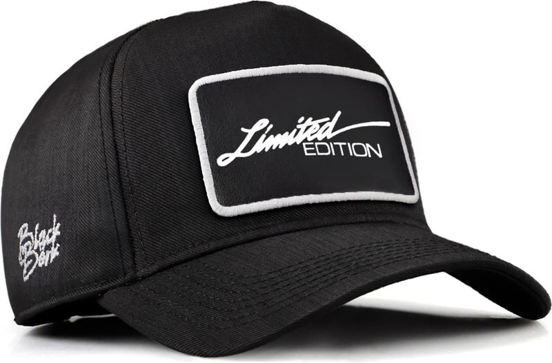 Black Börk V2 Baseball Limited Edition - Unisex Black Cordura Fabric Hat (Cap) with 2 Code Logo  - Image 1