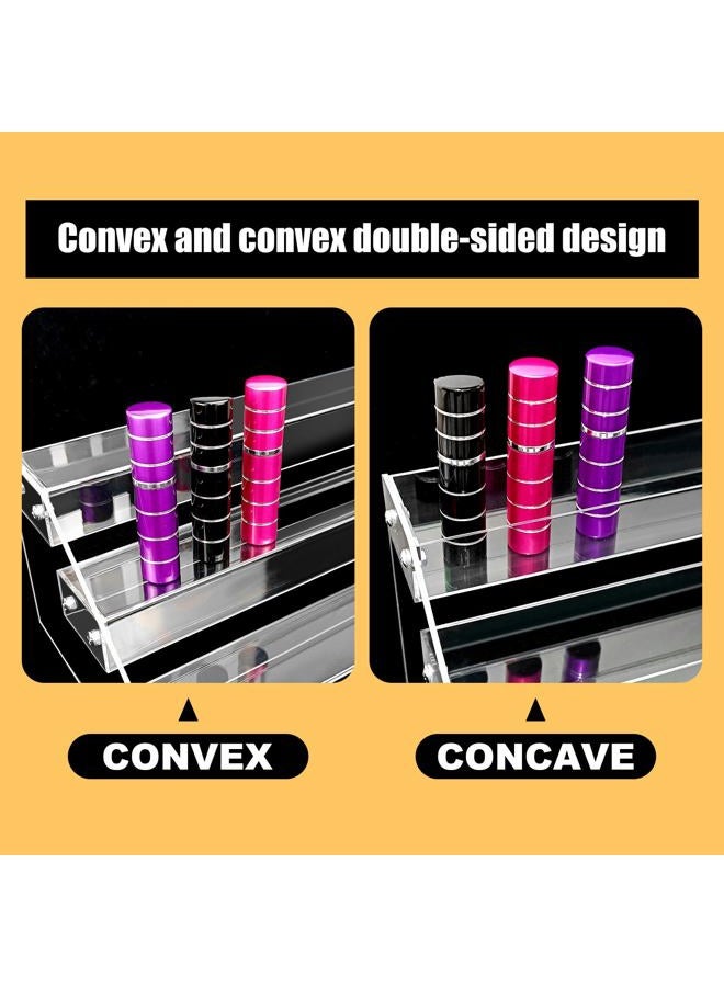 POUYRBA Acrylic Riser, 12inch 3 Tier Acrylic Risers for Display Premium Clear Perfume Organizer Easy Assemble Skincare Organizers Cupcake Stand Sturdy Acrylic Shelves for Display Decoration and - Image 4