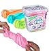 The Orb Factory ORB Super Fluff Slimi 4 Pack Bucket Color Set 2 Pink Turquoise Orange LimeGreen Fun Fluffy Sensory Slime to Mold Bounce Stretch Perfect for Play Stress Relief Gifts for Kids and Adults - Image 2
