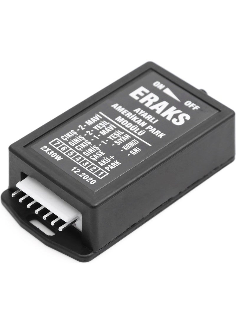 Eraks - Adjustable American Parking Module and T10 Orange Canbus LED Parking Light Bulb - Image 1