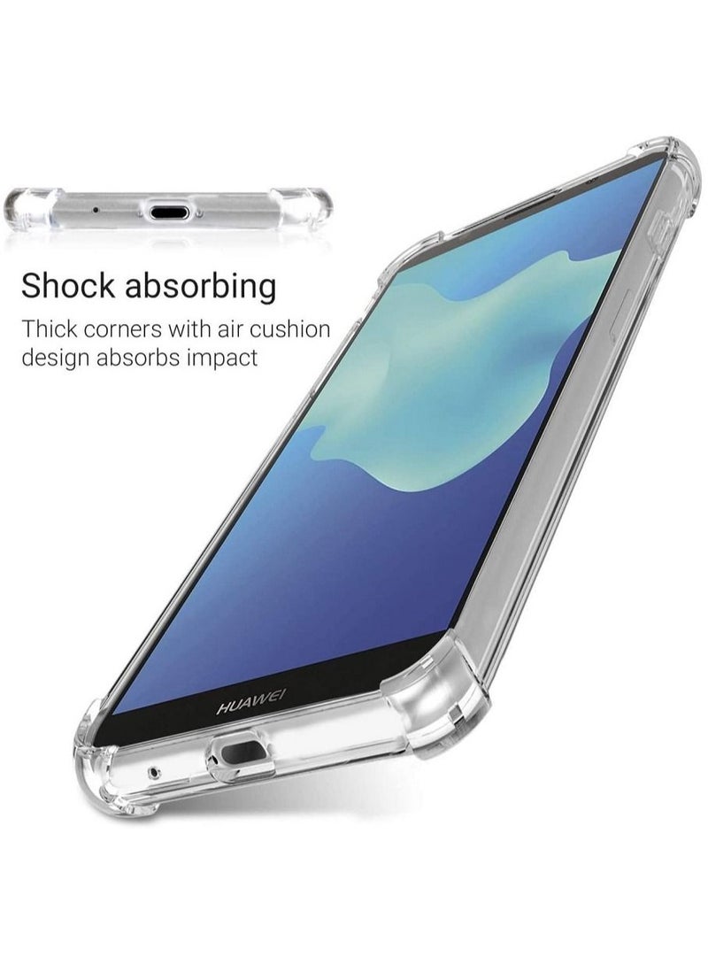 IAF CLEAR BUMPER FULL BODY ANTI-SCRATCH TPU CASE COVER FOR HUAWEI Y5 2018 / Y5 PRIME 2018 - Image 3