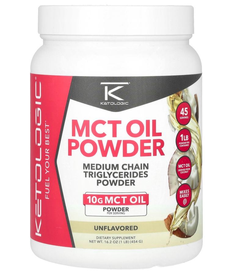 MCT Oil Powder Unflavored 16.2 oz (454 g)