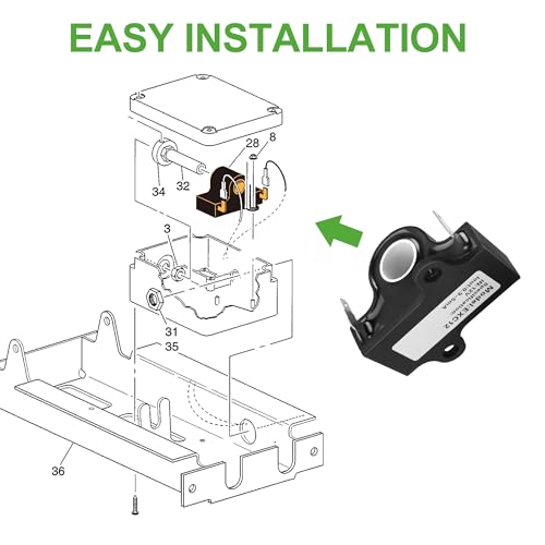 10L0L Golf Cart Inductive Throttle Sensor for EZGO TXT 1994-up DCS PDS Electric, OEM# 25854G01 25854-G01 - Image 5