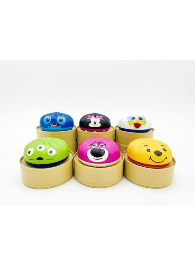 Disney Squishy Dumpling - Squishy Dumpling - Stress Relief Dumpling Toy - Foam Dumpling Stress Relief Figure - Steamed Stuffed Bun Simulation Cake Toy, Squeezable Dumpling Ball, Stress Relief Toys, Sensory Squeeze Toy - Rubber Dumpling Stress Relief Ball for Kids, Colorful Dumpling Stress Relief Balls, Stress Relief Fidget Toys, Squeeze Dough Ball, Sensory Stress Relief Toy, Anti-Anxiety Cake. Rubber Stress Relief Ball for Kids, Colorful Stress Relief Balls, Stress Relief Toys, Stress Relief Dough Ball, Sensory Stress Relief Toy, Anti-Anxiety Cake - 1 Random Piece. - Image 4