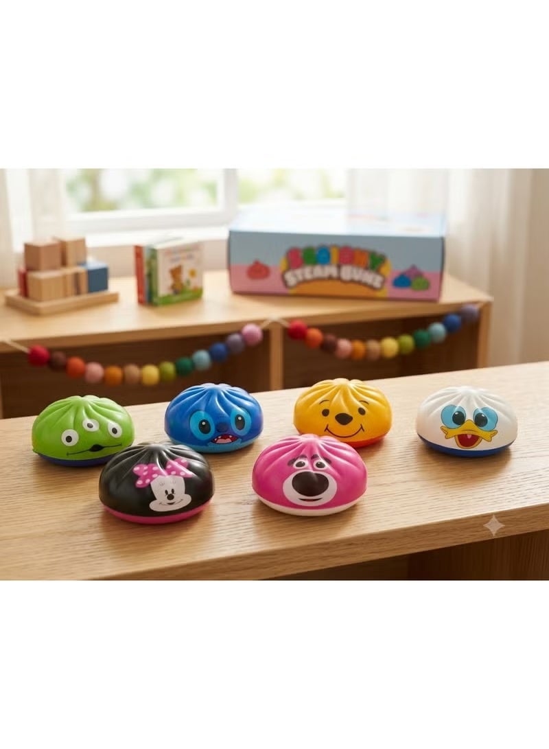 Disney Squishy Dumpling - Squishy Dumpling - Stress Relief Dumpling Toy - Foam Dumpling Stress Relief Figure - Steamed Stuffed Bun Simulation Cake Toy, Squeezable Dumpling Ball, Stress Relief Toys, Sensory Squeeze Toy - Rubber Dumpling Stress Relief Ball for Kids, Colorful Dumpling Stress Relief Balls, Stress Relief Fidget Toys, Squeeze Dough Ball, Sensory Stress Relief Toy, Anti-Anxiety Cake. Rubber Stress Relief Ball for Kids, Colorful Stress Relief Balls, Stress Relief Toys, Stress Relief Dough Ball, Sensory Stress Relief Toy, Anti-Anxiety Cake - 1 Random Piece. - Image 2