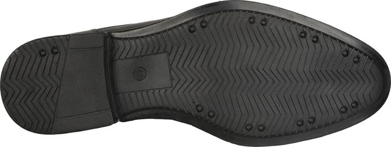 بيير كاردان 1195865 Black Leather Laceless Men's Boat Shoes