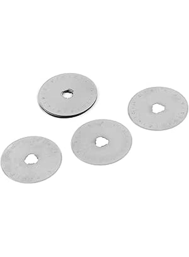 45mm 10Pcs Cutter Replacement Blades Premium Alloy Steel for Leather Fabric Paper Cutting High Sharpness Durability - Image 1