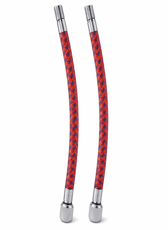 VGEBY1 Pump Tube 2Pcs Pump Extension Hose Inflator Tube for Schrader Valve(Silver) - Image 1