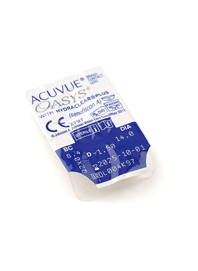 ACUVUE - Acuvue Oasys With Hydraclear Plus - Pack Of 06 - Image 1