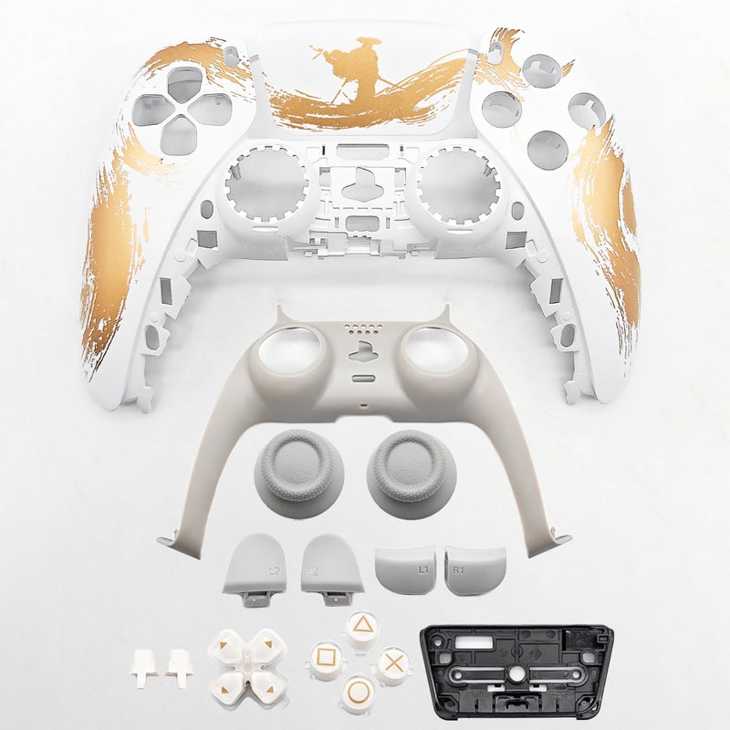 PS5 Controller Cover for Ghost of Tsushima, DIY Repair Shell Accessory